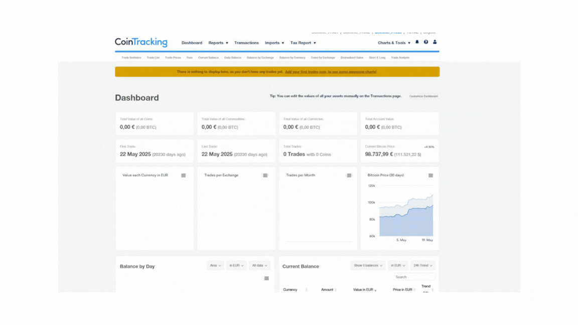 CoinTracking Import Tool